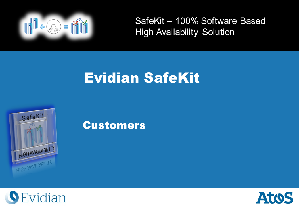Evidian SafeKit Training - Customers - Slide 1
