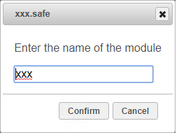 SafeKit web console - enter MariaDB module name