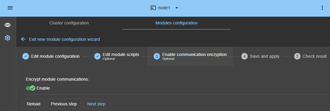 View full size Communication encryption of the Linux module