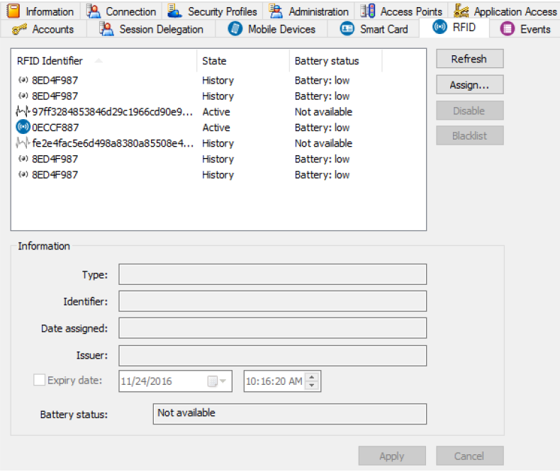 How to Configure an RFID badge using Authentication Manager - Evidian
