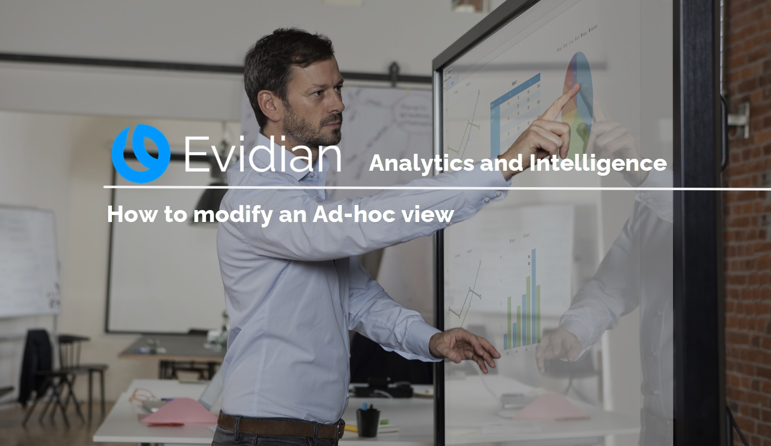 How to modify ad-hoc analytics views of Evidian IAM (Identity and Access Management)