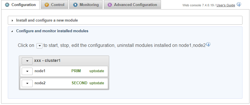 The second PostgreSQL node starts as SECOND