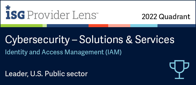 Leaders des solutions de cybersécurité IAM dans le secteur public Américain - Quadrant ISG