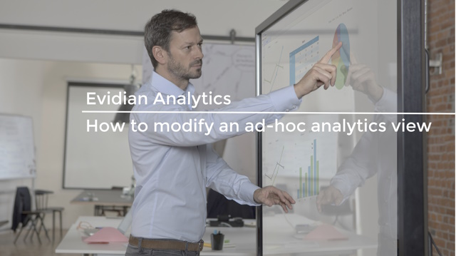 How to modify ad-hoc analytics views of Evidian IAM (Identity and Access Management)
