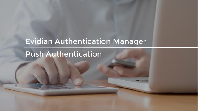 Push authentication using Evidian QRentry application