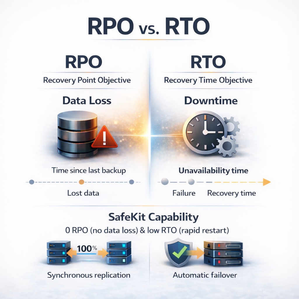 What are RPO and RTO? Definitions, Examples, and HA Strategies - Evidian